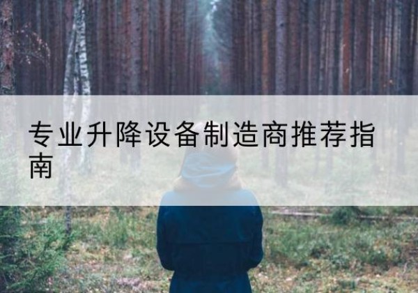 淮阳电动剪叉升降平台厂家-专业升降设备制造商推荐指南